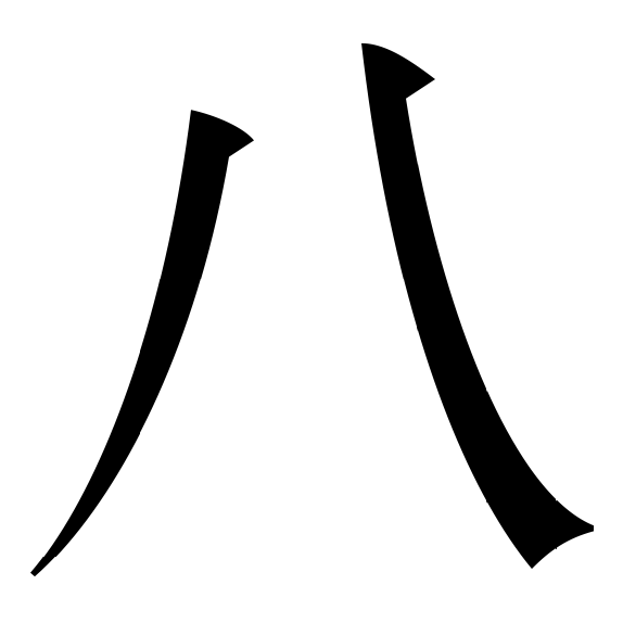 picture: Chinese character ba